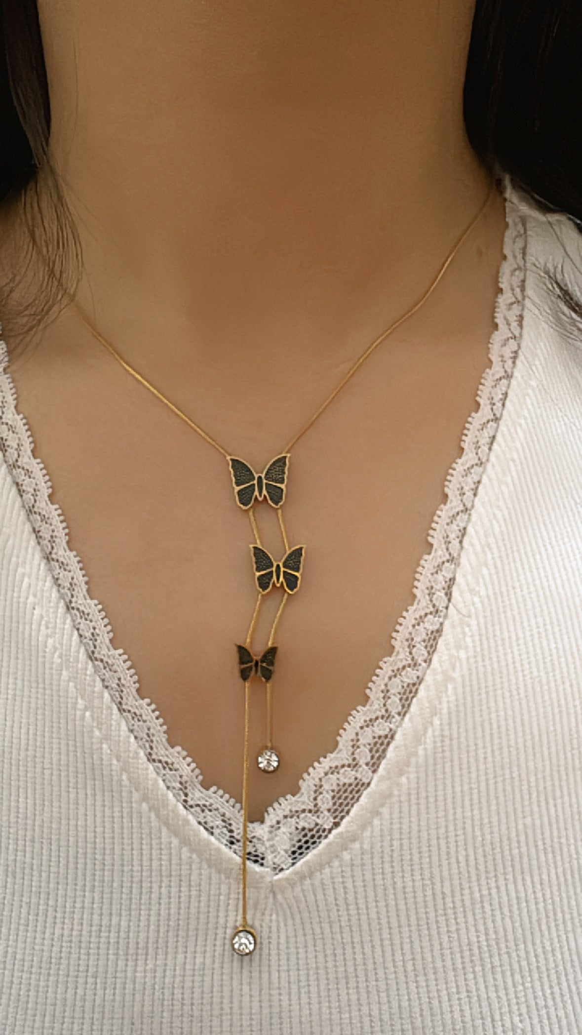 Noir Wings Necklace