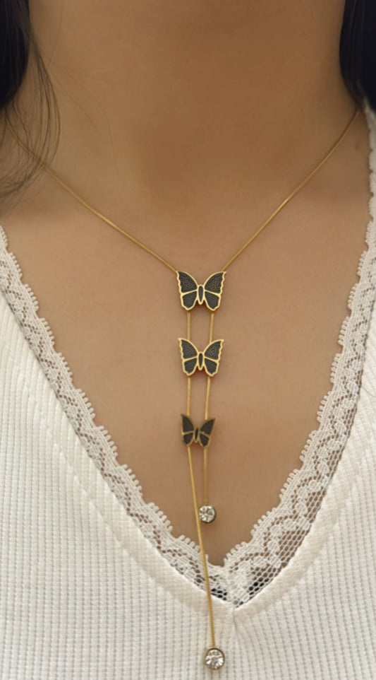 Noir Wings Necklace