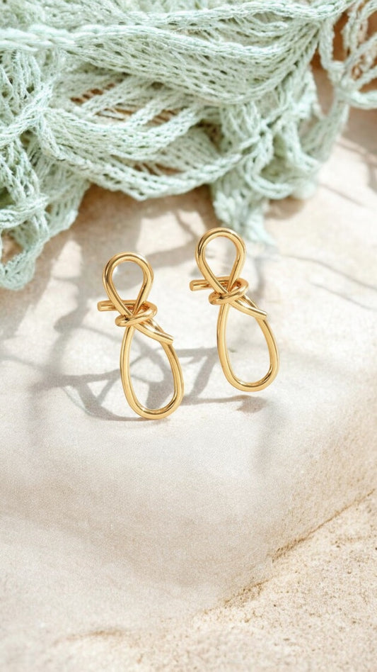 Knotted Dangle Earrings